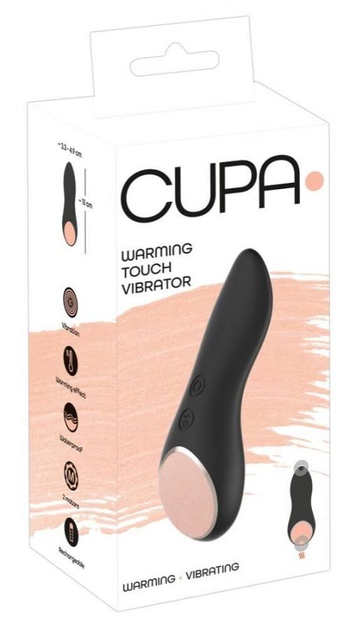 You2Toys CUPA - cordless, heated clit vibrator (black)