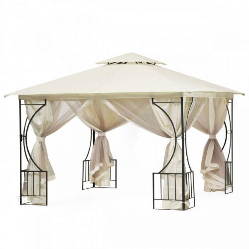 Zahradní pavilon BETH s moskytiérou 3x4 m béžový
