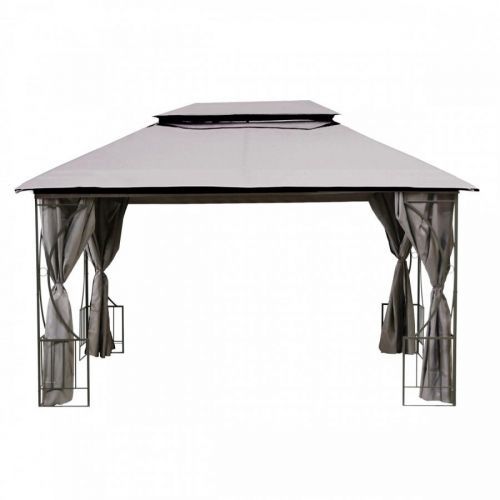 Zahradní pavilon BETH s moskytiérou 3x4 m šedý