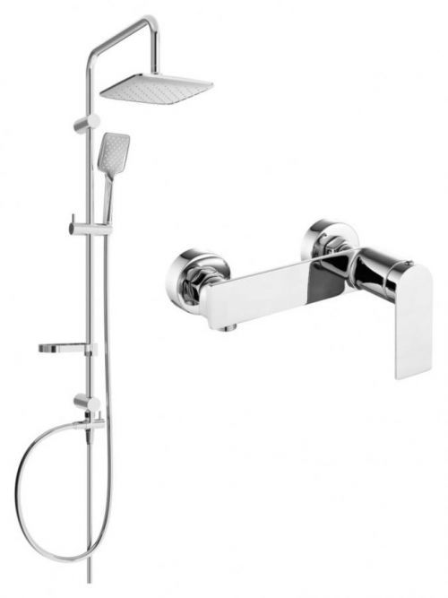 MEXEN/S - Svensprchový stĺp vrátane sprchovej batérie Zero, chróm 71140262-00
