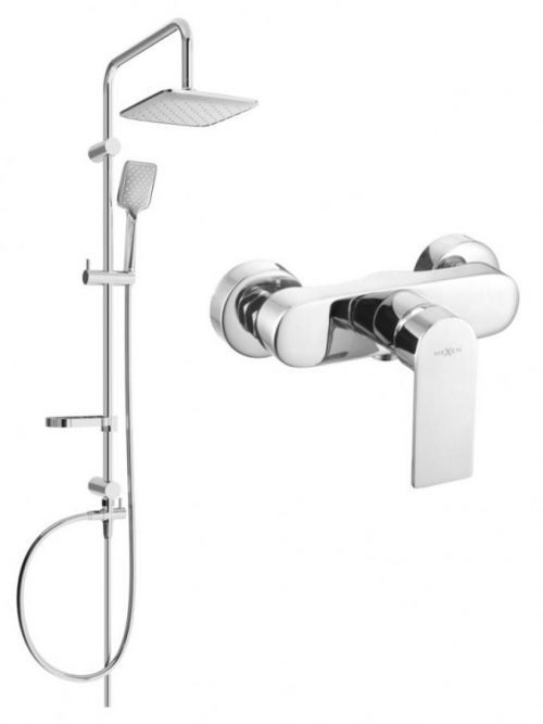 MEXEN/S - Svensprchový stĺp vrátane sprchovej batérie Royo, chróm 72240262-00