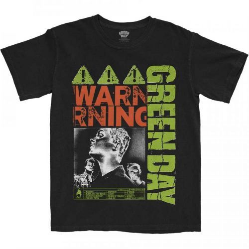 Green Day tričko Warning Čierna XXL