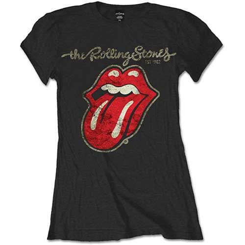 The Rolling Stones tričko Plastered Tongue Čierna XXL