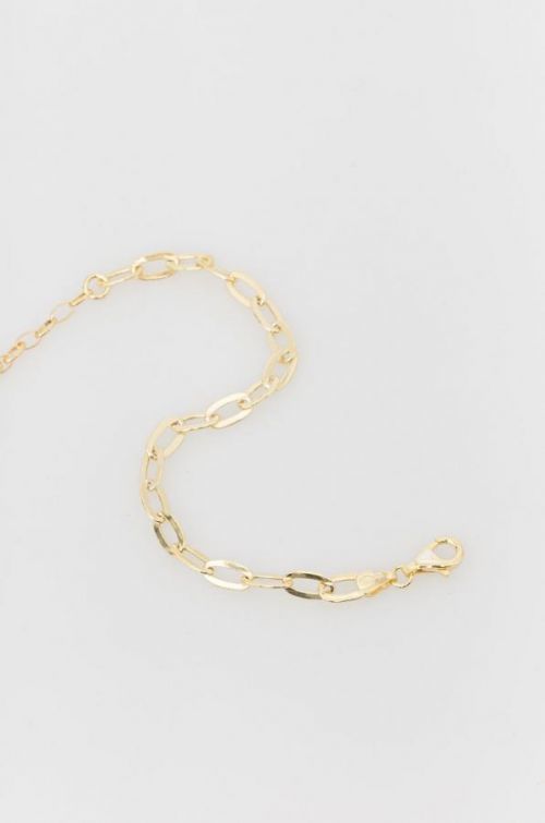 Strieborný pozlátený náramok Answear Lab