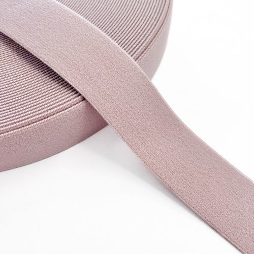 Guma hladká 3 cm washed pink