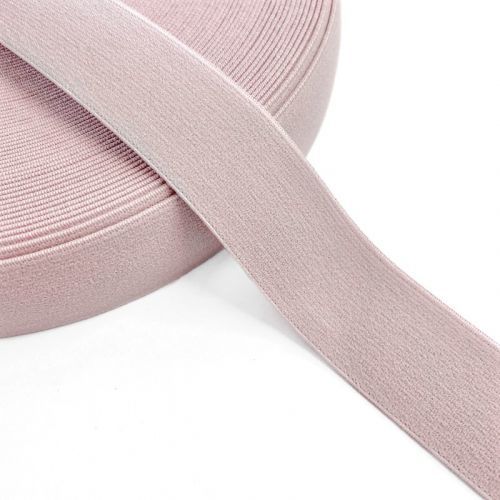 Guma hladká 3 cm light old pink