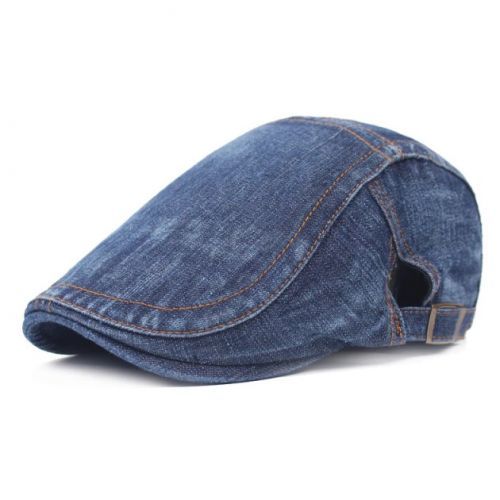 Pánska baretka Jeans-Tm.Modrá KP15484
