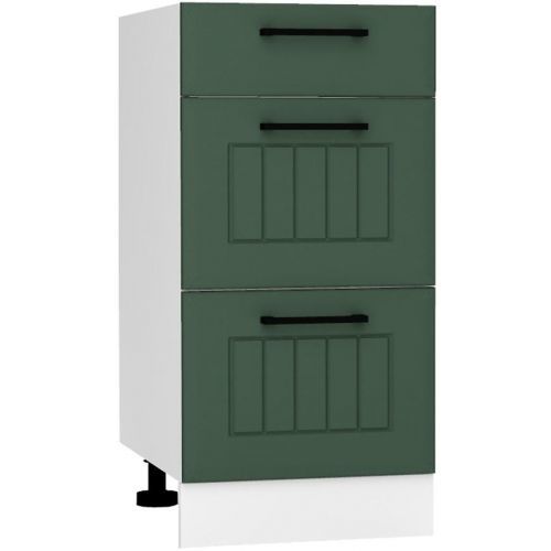 Skrinka do kuchyne Irma D40s/3 Zelená Mat