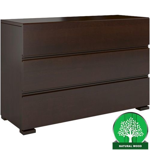 Komoda Drevený borovica 3s Skandica Vestre Palisander