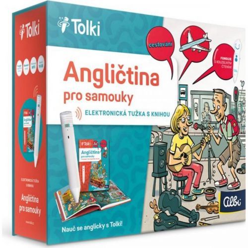 Tolki Albi ceruzka + kniha anglický jazyk pre samoukov