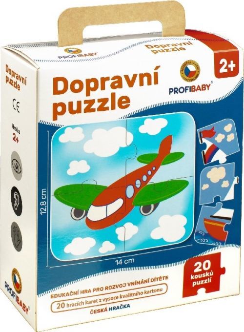 Puzzle dopravné 4-dielne