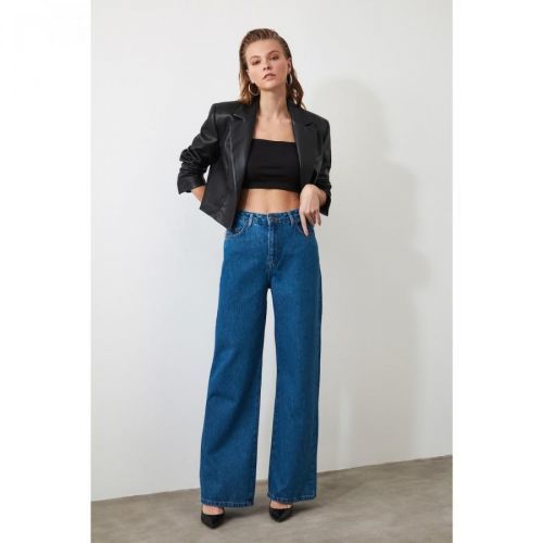 Dámske rifle Trendyol High Waist