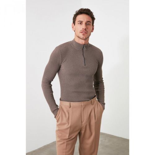 Pánsky sveter Trendyol Zippered