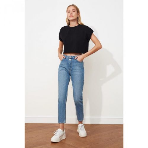 Dámske rifle Trendyol Mom jeans