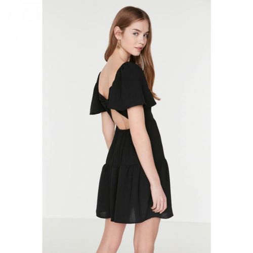 Trendyol Black Back Detailed Dress