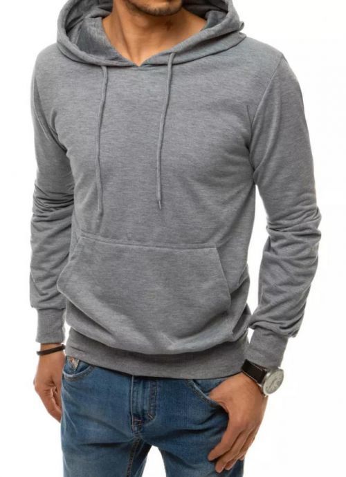 Light gray men's hoodie BX4971