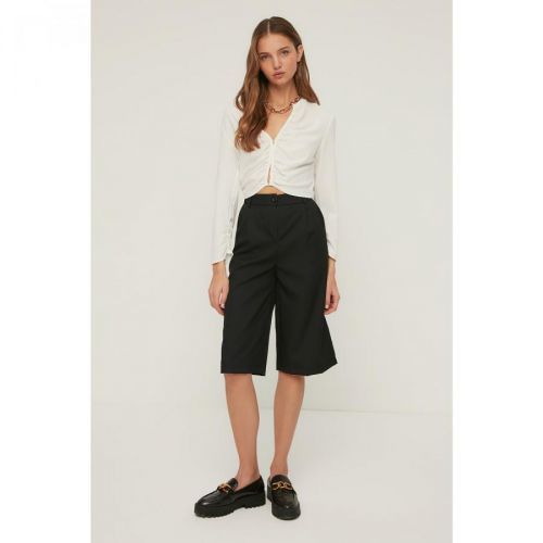 Trendyol Black Wide Leg Trousers