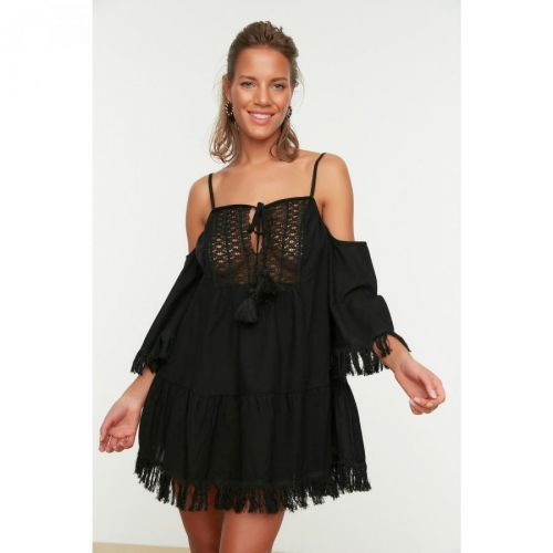 Trendyol Black Detailed Dress