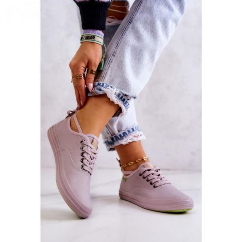 Light Women's Sneakers Big Star JJ274264 Grey