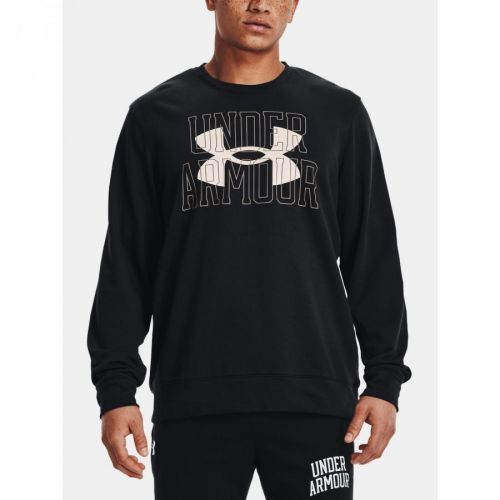 Under Armour Sweatshirt UA Rival Terry Logo Crew-BLK - Mens