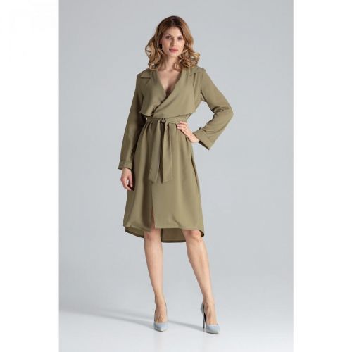 Figl Woman's Dress M464 Olive
