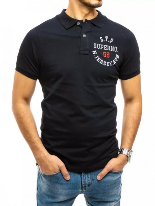 Men's navy blue polo shirt Dstreet PX0418