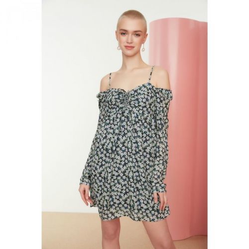 Trendyol Black Patterned Dress