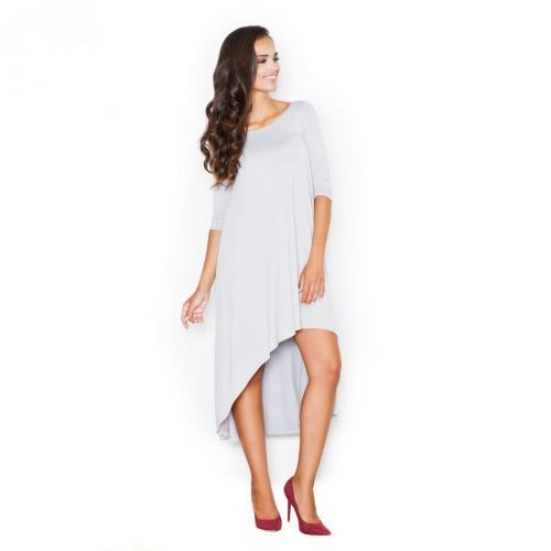 Figl Woman's Dress M392 Grey-Pattern 2
