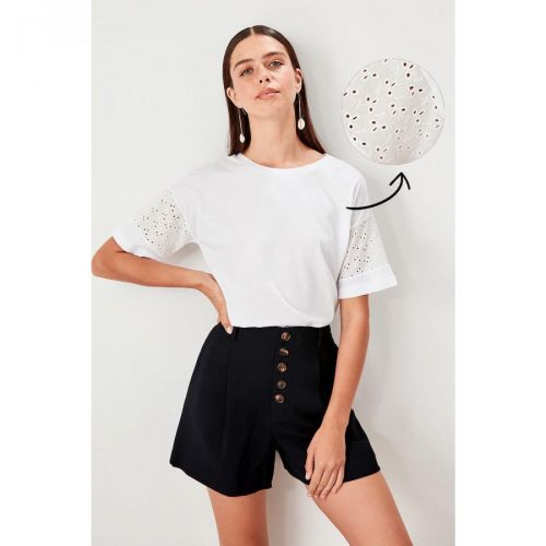 Dámske tričko Trendyol Lace detailed