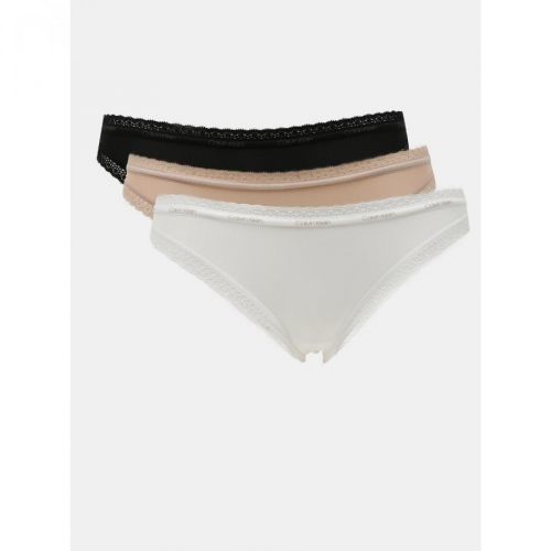 3PACK women's panties Calvin Klein multicolored (QD3804E-FIY)