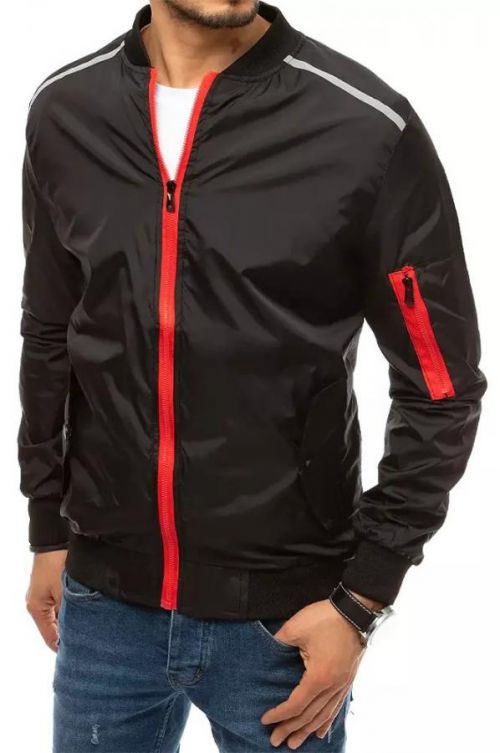 Black men's transitional jacket Dstreet TX3682