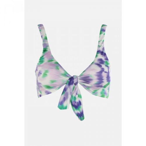 Trendyol Lilac Tie Detailed Bikini Top