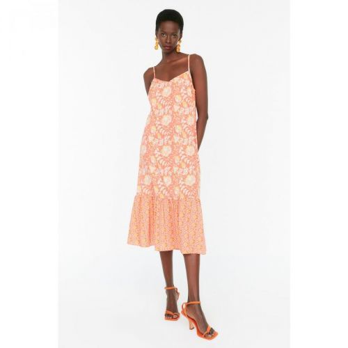 Trendyol Orange Strap Dress