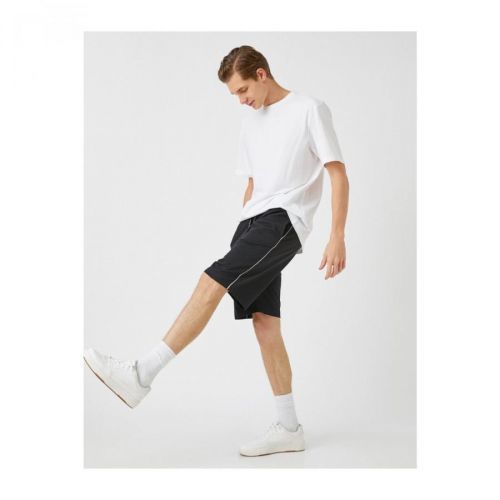 Koton Slim Fit Striped Shorts