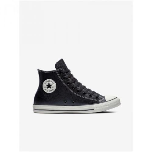 Black Men's Ankle Leather Sneakers Converse Chuck Taylor All Sta - Mens