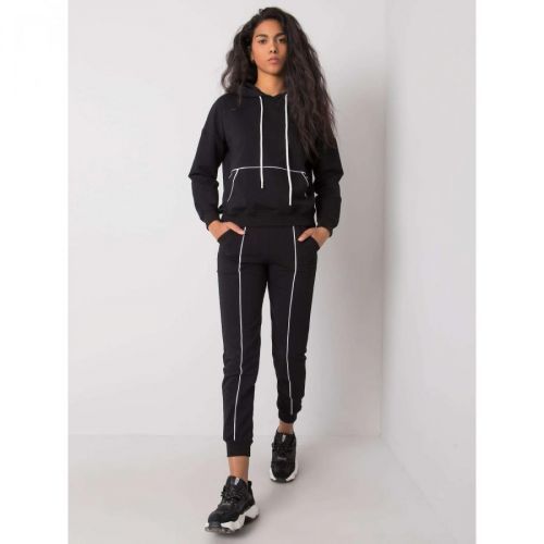 RUE PARIS Black tracksuit set