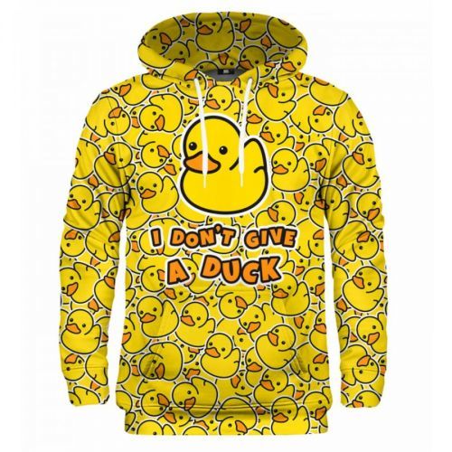 Mr. GUGU & Miss GO Unisex's I Don'T Give A Duck Hoodie H-K2322