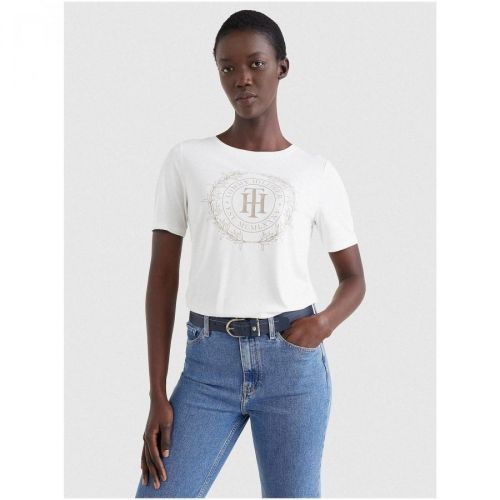 White Women's T-Shirt Tommy Hilfiger - Women
