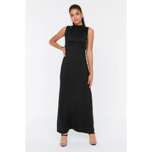 Trendyol Black Detailed Evening Dress & Graduation Dress