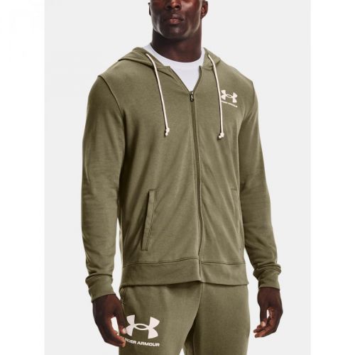 Under Armour Sweatshirt UA Rival Terry LC FZ-GRN - Mens