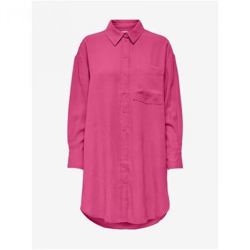 Dark Pink Long Shirt ONLY Corin-Aris - Women