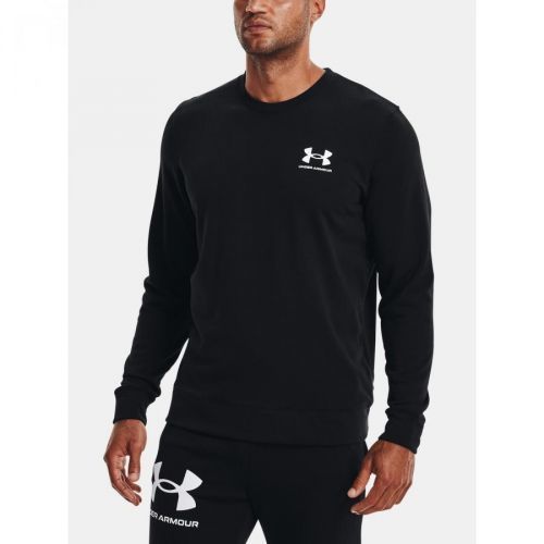 Under Armour Sweatshirt UA Rival Terry LC Crew-BLK - Mens