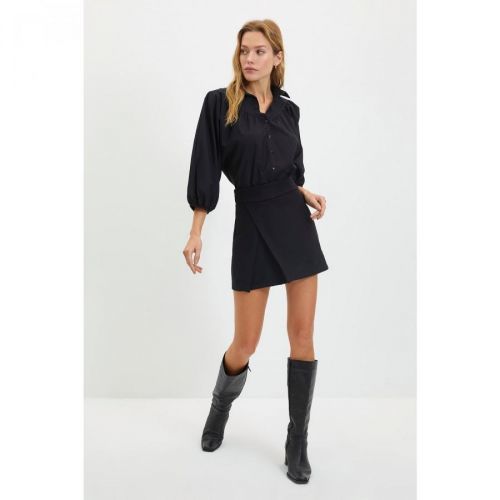 Trendyol Black Plaid Shorts & Bermuda