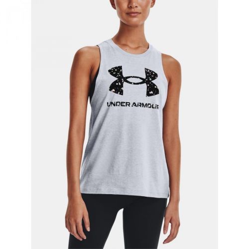 Under Armour Tank Top Live Sportstyle Graphic Tank-GRY - Women