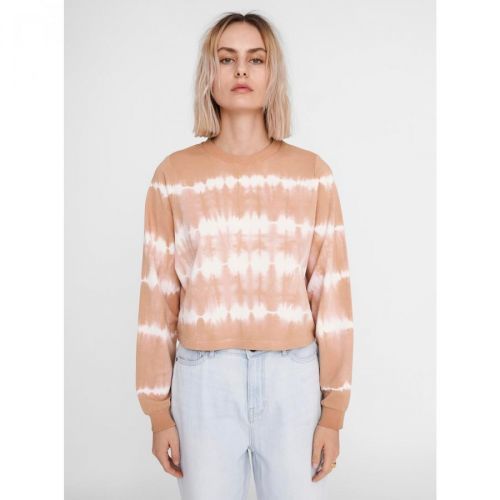 Beige Patterned Sweatshirt Noisy May Joan - Women