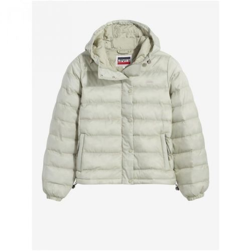 Levi's Light Green Women's Quilted Jacket with Hood Levi's® Edie - Women