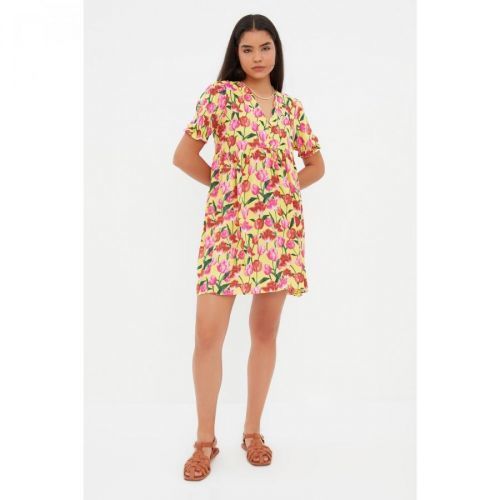 Trendyol Multicolored Floral Pattern Dress