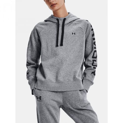 Under Armour Sweatshirt Rival Fleece CB Hoodie-GRY - Women