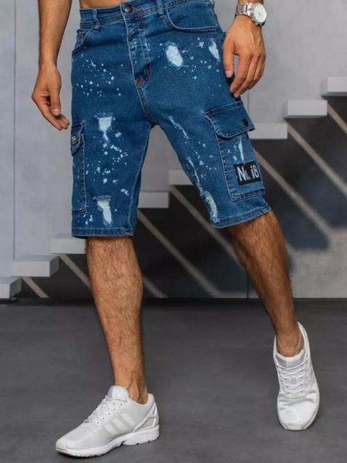 Men's denim blue shorts Dstreet SX1504