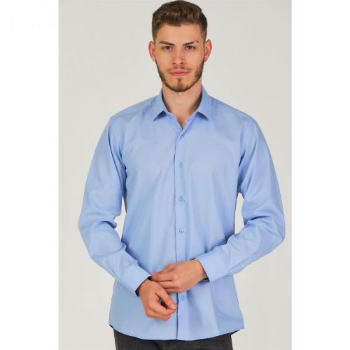 G726 DEWBERRY MEN'S SHIRT-DARK BLUE